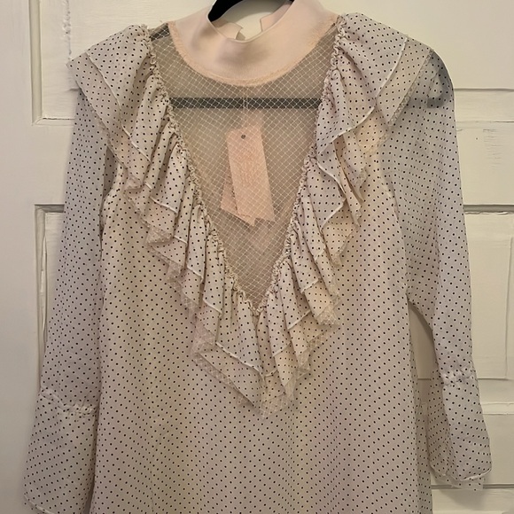 We Are HAH Heavy Necking Polka Dot Ruffle Dress - Picture 6 of 6